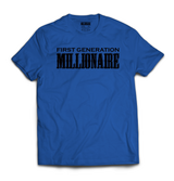 First Generation Millionaire T-Shirt (Black Logo) - First Generation Millionaire