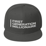 First Generation Millionaire Snapback Hat - First Generation Millionaire