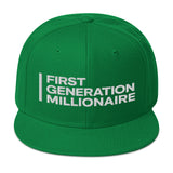 First Generation Millionaire Snapback Hat - First Generation Millionaire